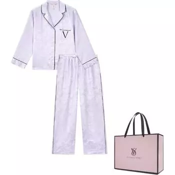 Victoria's Secret Пижамный комплект унисекс светло-фиолетовый
