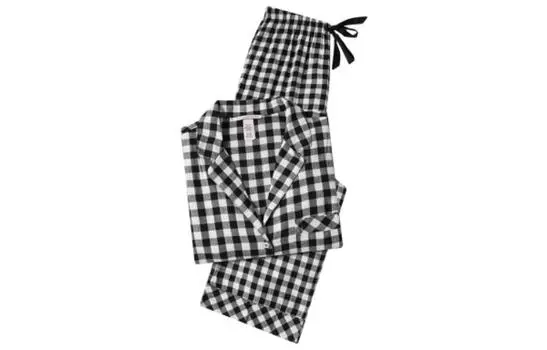 Victoria's Secret Пижамный комплект женский черно-белый