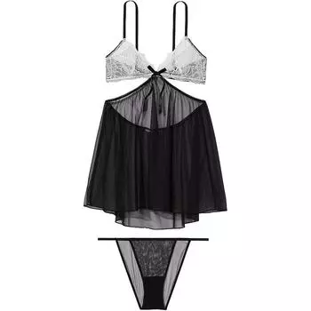 Victoria's Secret Пижамный комплект женский черный