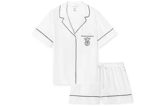 Victoria's Secret Пижамный комплект женский, цвет «кокосовый белый»