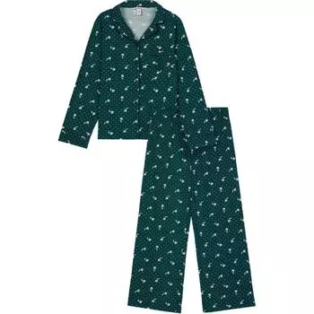 Victoria's Secret Пижамный комплект женский, цвет «Еловый зеленый»