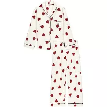 Victoria's Secret Пижамный комплект женский Heartbeat белый