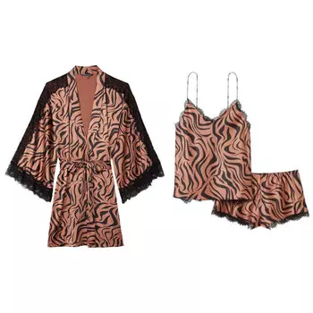 Victoria's Secret Пижамный комплект женский коричневый