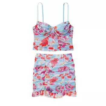 Victoria's Secret Пижамный комплект женский небесно-голубой