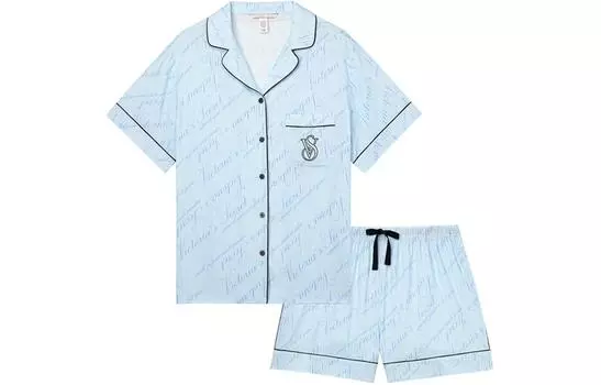 Victoria's Secret Пижамный комплект женский небесно-голубой