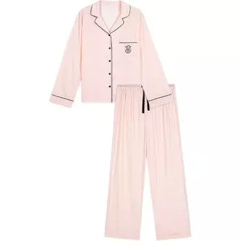 Victoria's Secret Пижамный комплект женский розовый принт