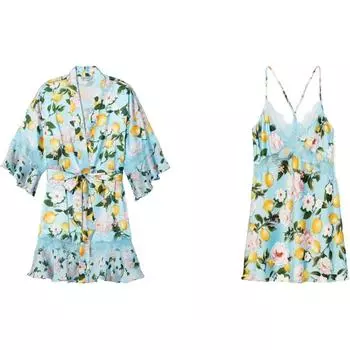 Victoria's Secret Пижамный комплект женский синий