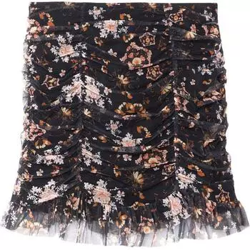 Victoria's Secret Повседневная короткая юбка женская черная