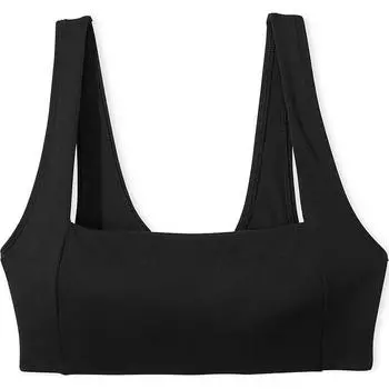 Victoria's Secret Розовый спортивный бюстгальтер с квадратным вырезом / Чисто черный бюстгальтер для женщин Чисто черный