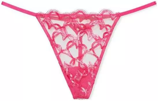 Victoria's Secret Трусики женские, 1 упаковка, Sweet Style Barbie, розовые