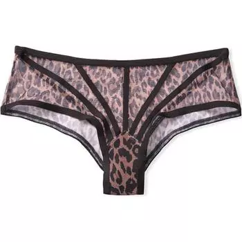 Victoria's Secret Трусы женские, 1 пара, с леопардовым принтом