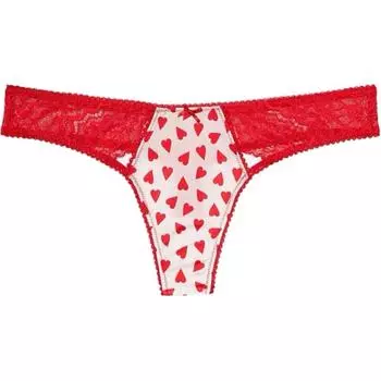 Victoria's Secret Трусы женские, 1 шт., красные