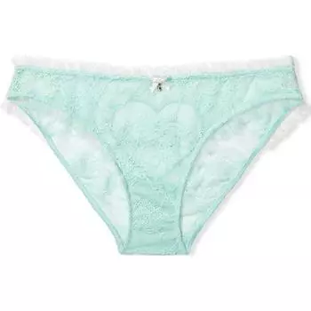 Victoria's Secret Трусы женские, 1 шт., синее сердце