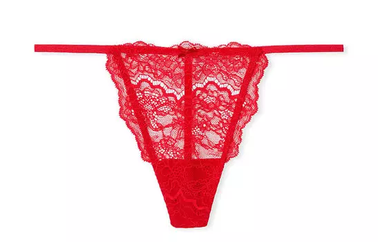Victoria's Secret Трусы женские, 1 шт., красные