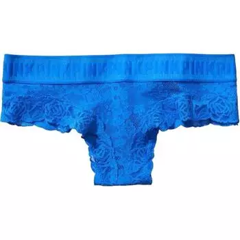 Victoria's Secret Трусы женские, 1 шт., синие, с буквой