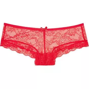 Victoria's Secret Трусы женские, 1 упаковка, ярко-вишнево-красные