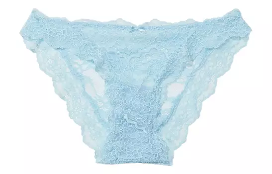Victoria's Secret Трусы женские, 1 упаковка, цвет "ледяной синий"
