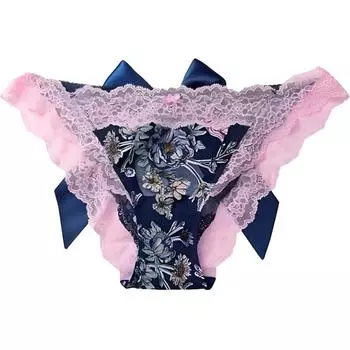 Victoria's Secret Трусы женские, 1 упаковка, розовые, синие