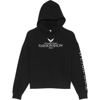 Victoria's Secret Женская толстовка из коллекции Big Show Series 24, черный цвет