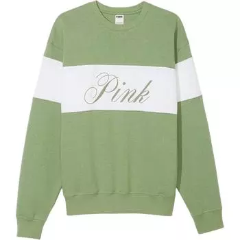 Victoria's Secret Женская толстовка PINK зеленого цвета