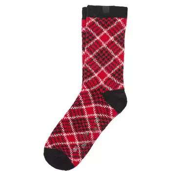 Victoria's Secret Женские носки Crew Socks, 1 упаковка, красная клетка