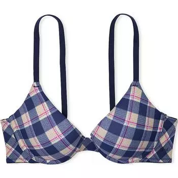 Victoria's Secret Женский бюстгальтер PINK Girlish с принтом в морскую клетку