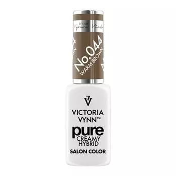 Victoria Vynn Pure Creamy Hybrid 044 Гибридный лак для ногтей теплый коричневый, 8 мл