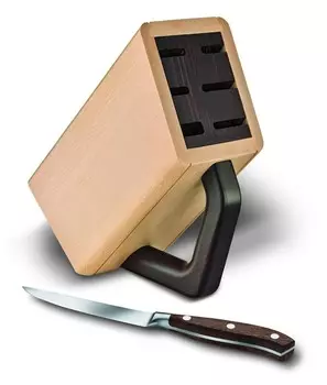 Victorinox Grand Matre, блок для ножей с прорезями, бук, палисандр, дерево, прямоугольник, 382 мм, 1,49 кг Victorinox Swiss Army