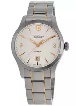 Victorinox Swiss Army Alliance автоматические двухцветные стальные белые циферблатные мужские часы 241874