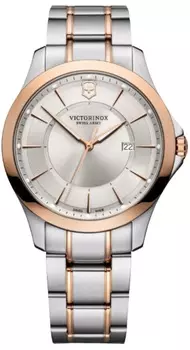 Victorinox Swiss Army Alliance кварцевые мужские часы с белым циферблатом из стали 241912