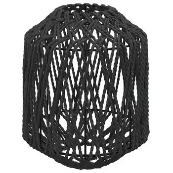 VidaXL Абажур Черный 23x28 см железо и бумага