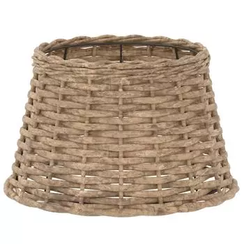 VidaXL Абажур коричневый 38x23 см плетеный