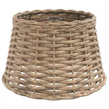 VidaXL Абажур коричневый 38x23 см плетеный