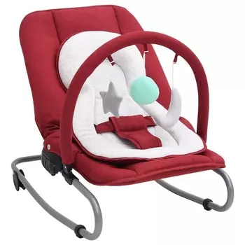 VidaXL Baby Rocker, Красный, Сталь