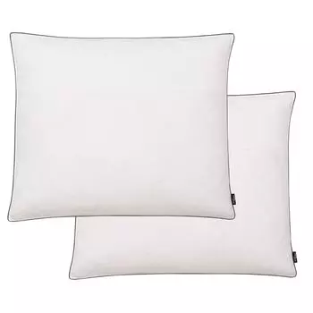VidaXL Подушка, 2 шт., наполнитель пух/перо, 70x60 см, белый