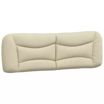 VidaXL Подушка для изголовья кремовая, 160 см, ткань