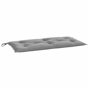 VidaXL Подушка для садовой скамьи Серая 100x50x7 см ткань Оксфорд, серый