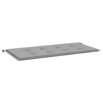VidaXL Подушка для садовой скамьи Серая 100x50x3 см ткань Оксфорд, серый