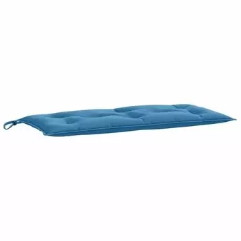 VidaXL Подушка для садовой скамейки Меланж синий 100x50x7 см, ткань