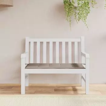 VidaXL Подушка для садовой скамейки Серо-коричневый 100x50x3 см Ткань Оксфорд - Подушка для садовой скамейки - Подушки для садовой скамейки - Подушка для садовой скамейки - Подушка для сиденья садовой скамейки
