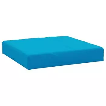 VidaXL Подушка Паллет Голубая 60x60x8 см ткань Оксфорд, синий
