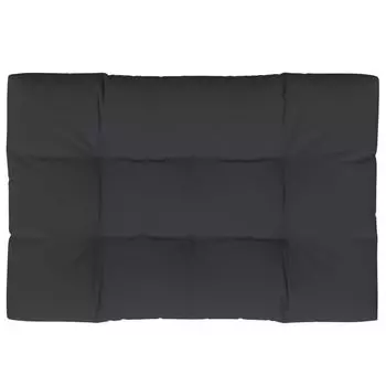 VidaXL Подушка-поддон, черная, 120x80x12 см, ткань