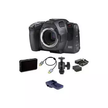 Видеокамера Blackmagic Design Pocket Cinema Camera 6K G2 (Monitor Kit), черный