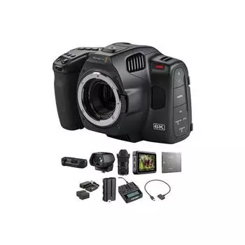 Видеокамера Blackmagic Design Pocket Cinema Camera 6K Pro (Complete Shooter's Kit), черный
