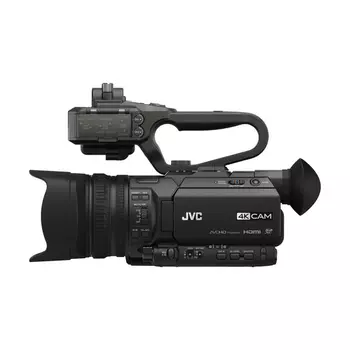 Видеокамера JVC GY-HM170UA 4K, Compact Professional Camcorder, аудиоручка XLR, черный