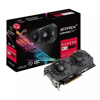 Видеокарта ASUS AMD Radeon RX 570 STRIX OC [STRIX-RX570-O4G-GAMING]