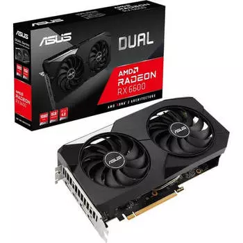 Видеокарта ASUS Radeon RX 6600 8 ГБ (DUAL-RX6600-8G)