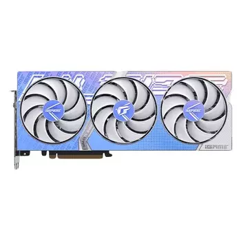 Видеокарта Colorful iGame GeForce RTX 4070 TI Ultra W OC 12 Гб, белый