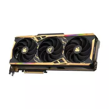 Видеокарта Colorful iGame RTX 4070 Super Wushan Five Elemets OC, 12 ГБ, черный/золотой