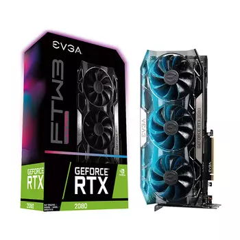 Видеокарта EVGA GeForce RTX 2080 FTW3 Ultra Overclocked, 8GB GDDR6, 08G-P4-2287-RX